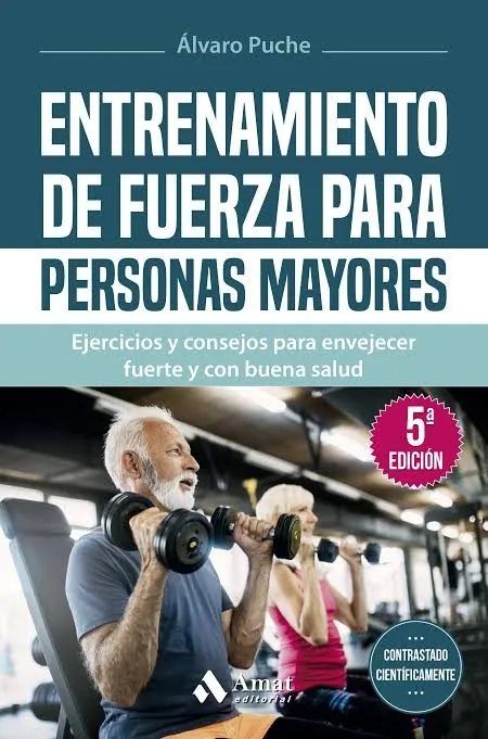 Portada del libro Entrenamiento de fuerza para personas mayores